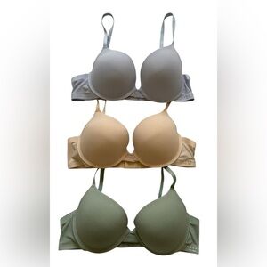 Danskin Intimates Women’s Soft Lift Padded 3 Piece Bra Set Size 34 C
